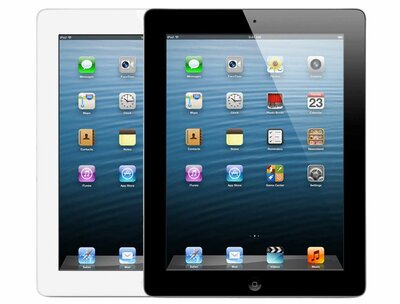 thuiswerk/studie actie Apple iPad 4 9.7" zwart wit 32GB wifi (4G) + garantie