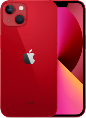 Apple iPhone 13 rood (6-core 3,23Ghz) 128GB 6,1" (2532x1170) + garantie