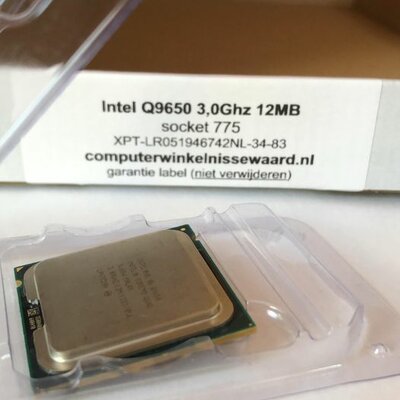 Marktplaats actie Intel Q9650 3,0Ghz 12MB FSB1333 Socket 775