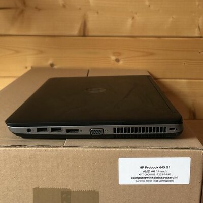 Magazijn opruiming HP laptop ProBook 645 AMD A6-4400M 4/8/16GB SSD + garantie